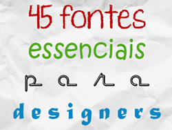45 Fontes essenciais para designers #1