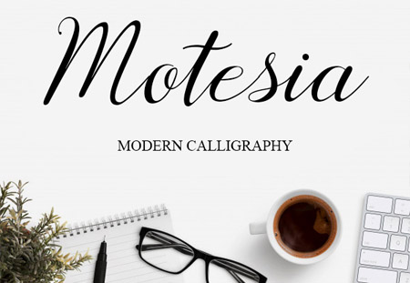 Motesia Script